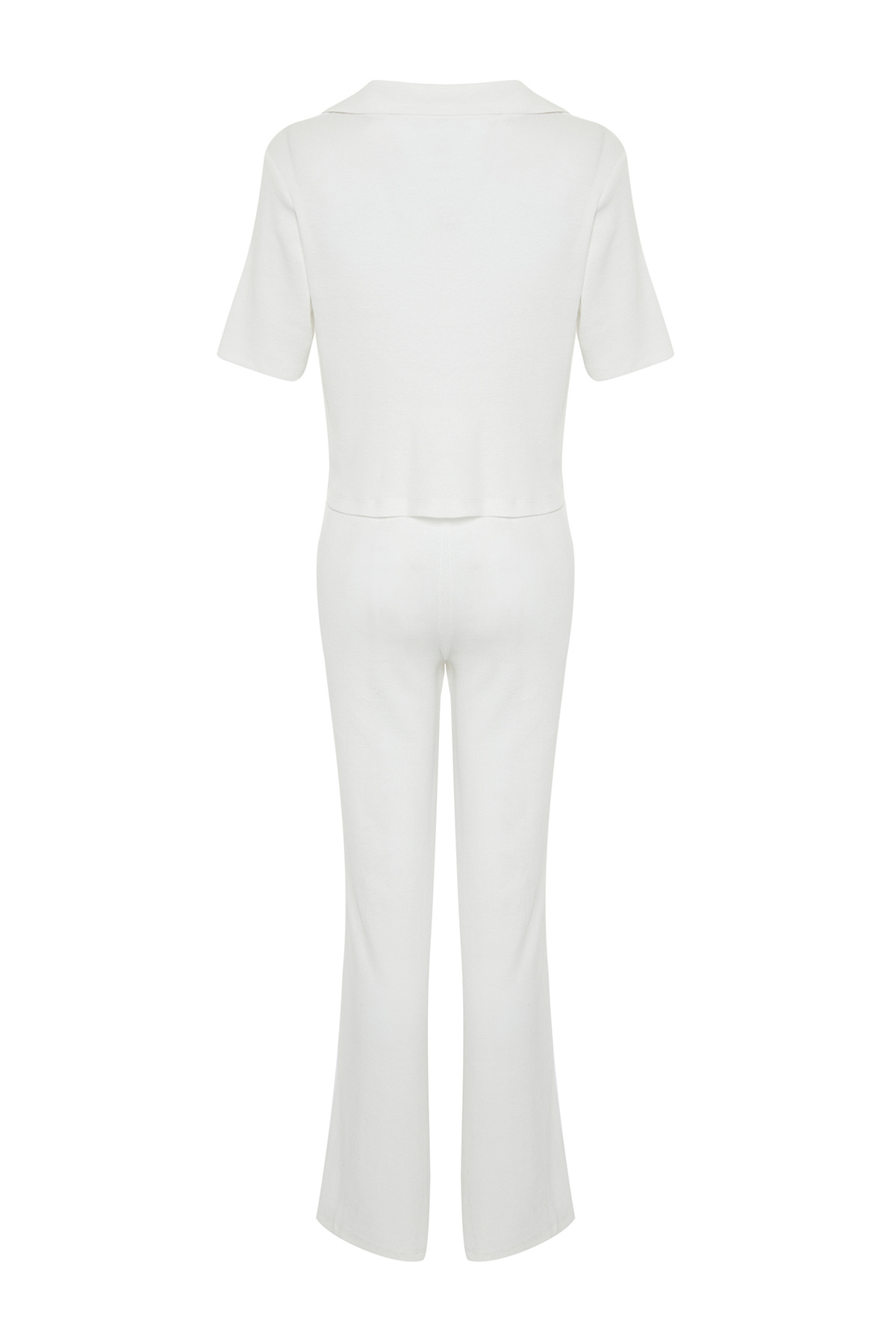 Trendyol Collection-Трикотажна піжама з білим ведмедиком THMSS21PT0168 8