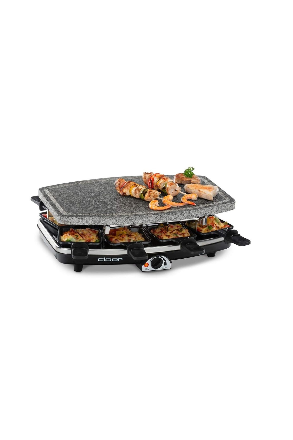Cloer Raclette Grill Modern Taşlı Izgara 1200W