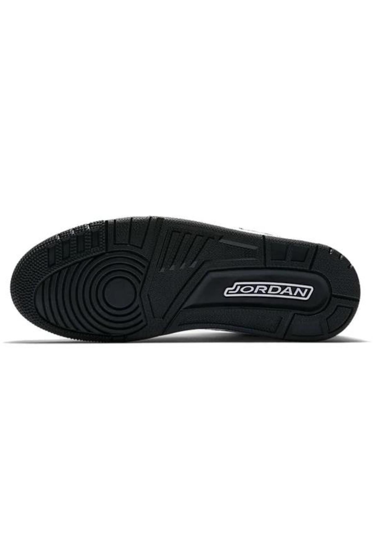 Nike-Pantofi din piele Air Jordan Courtside 23 „Alb Negru” Pantofi de baschet din piele pentru bărbați Limited E 5