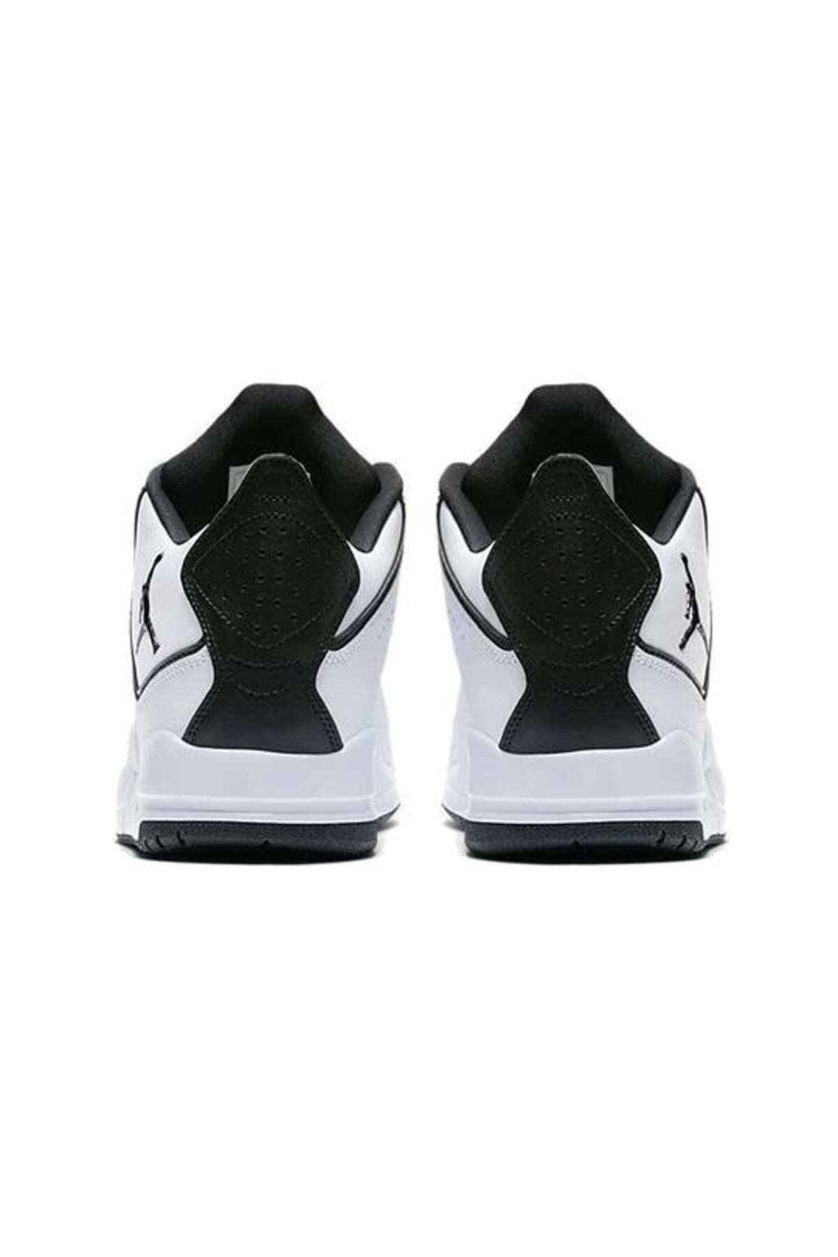 Nike-Pantofi din piele Air Jordan Courtside 23 „Alb Negru” Pantofi de baschet din piele pentru bărbați Limited E 4