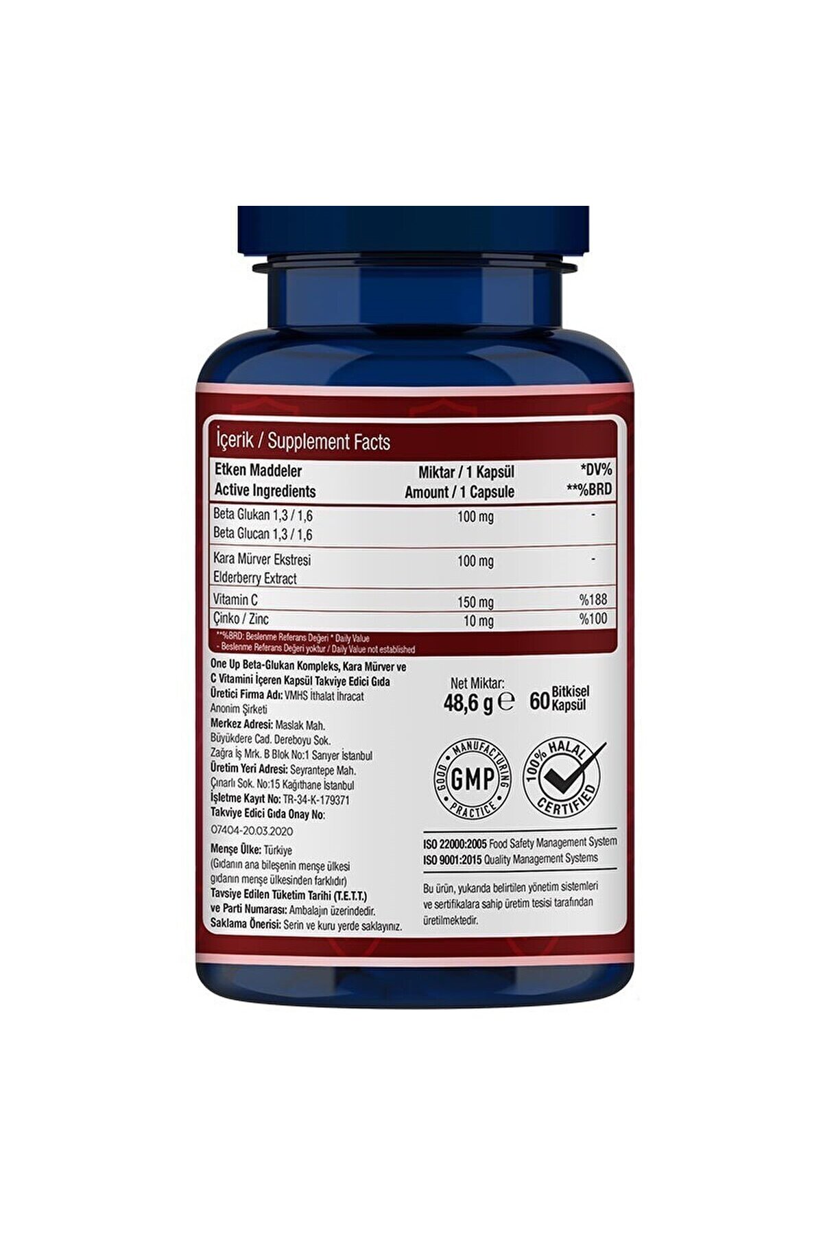 Beta-glucan Complex 60 Capsules