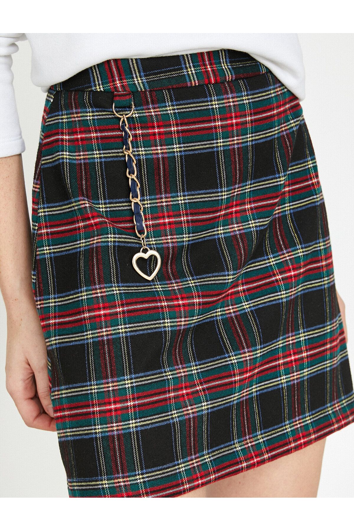 Koton-Checkered Skirt 6