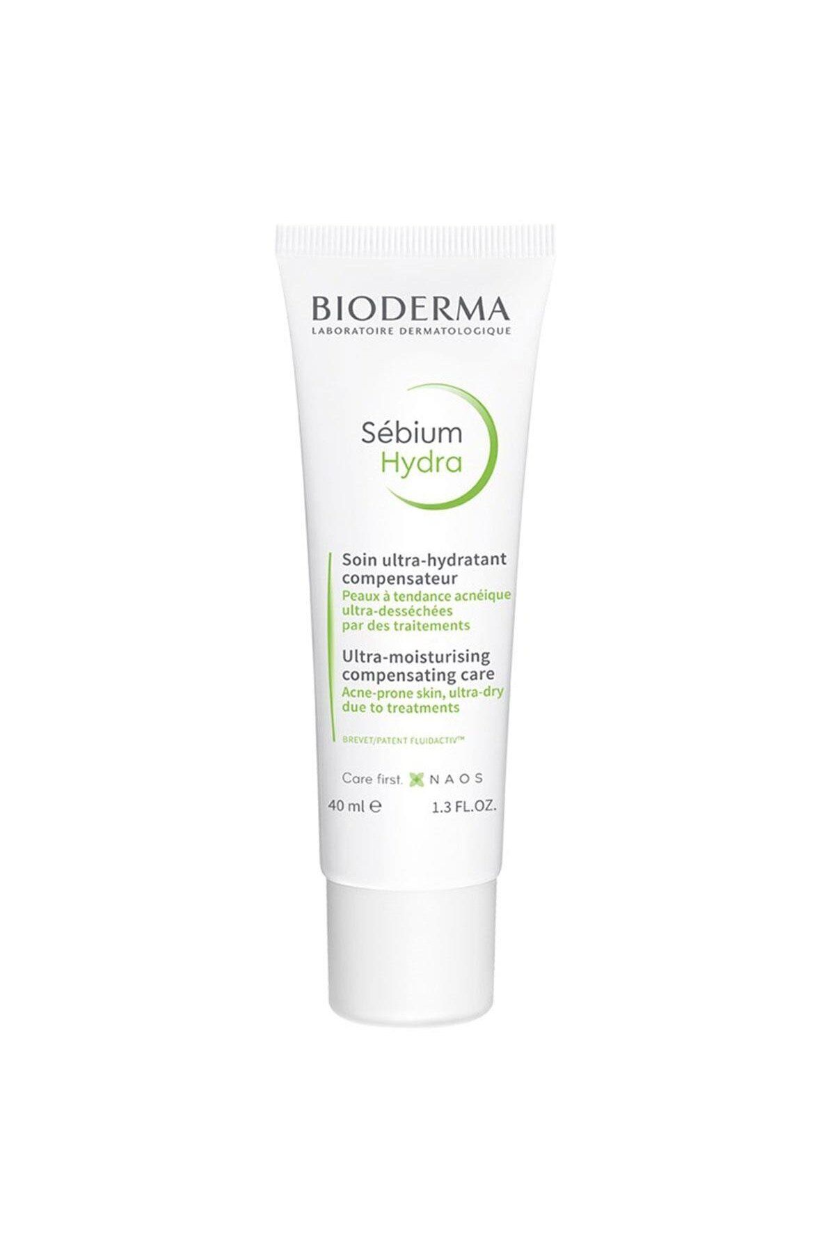 Bioderma-Sebium Hydra Cream - Intensive Moisturizing and Soothing Care Cream that Does Not Clog Pores 40ml 1