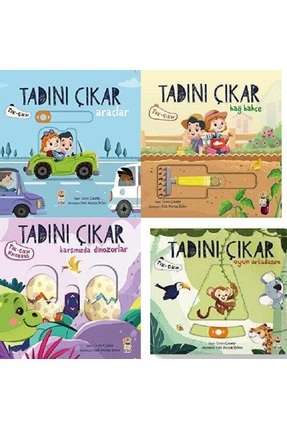 Sincap Kitap Tadını Çıkar 4 Kitap Set Tak-Çıkar Hareketli/Araçlar +Bağ Bahçe+...