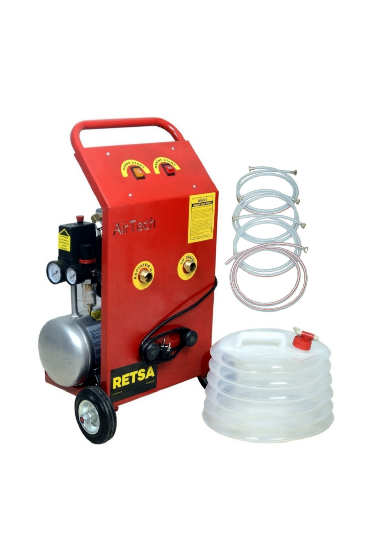 Retsa Kompresörlü Darbeli Petek Temizleme Makinesi