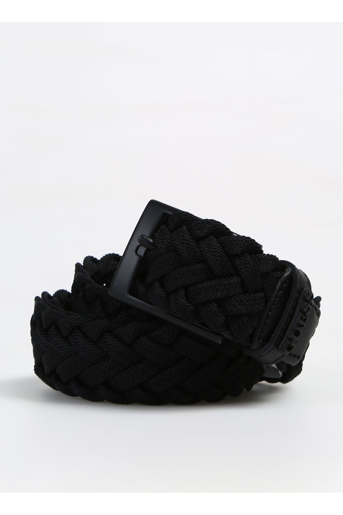 کمربند مشکی مردانه سیاه M4GZ10WG620JBLK_BRAIDED BRAI Guess