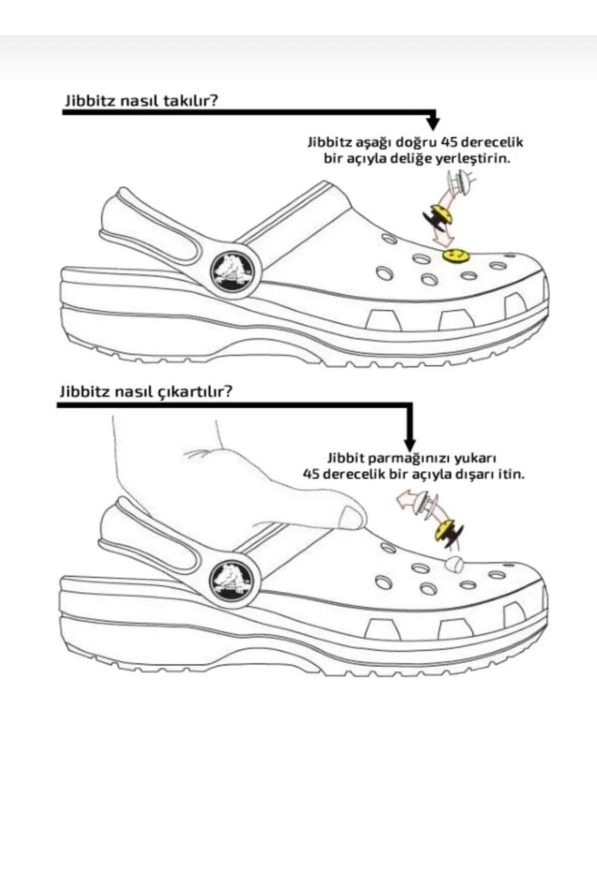 هدیه مفهومی دمپایی JIBBITZ اورجینال Crocs