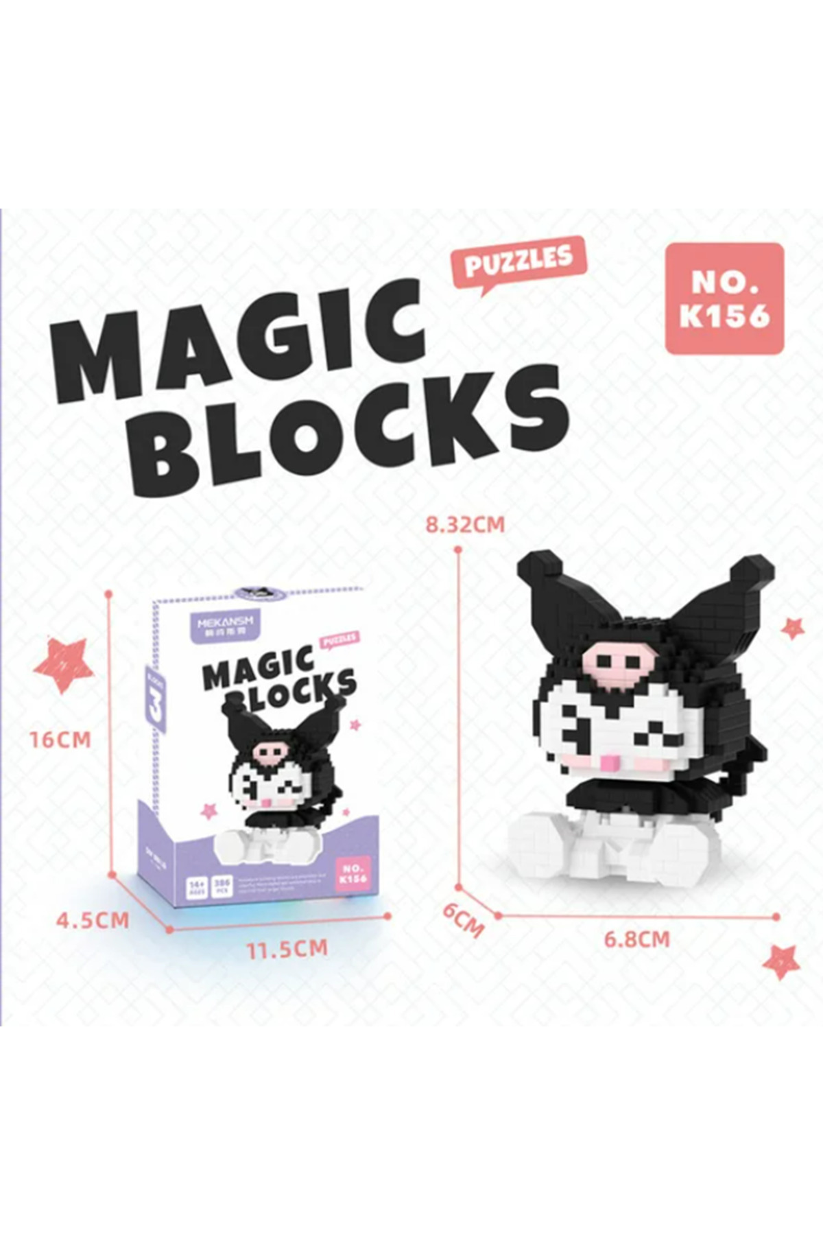 Kumik Sanrio Karakterleri yap boz, Kuromi - Fiyatı, Yorumları