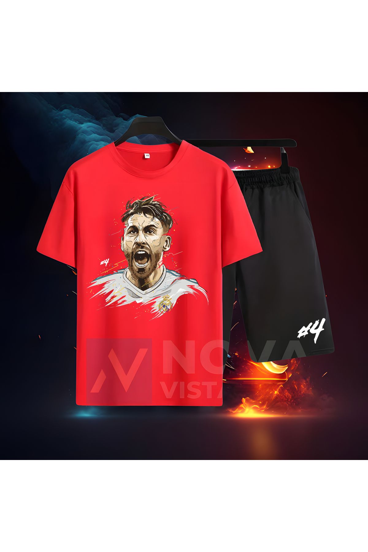 Biy Store Sergio Ramos real madrid forma fotograf bask l unisex regular fit ti ort t shirt ort tak m Fiyat Yorumlar Trendyol