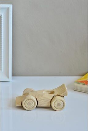 Montessori Boyanabilir Ahşap Araba Çocuk Oyuncağı / Montessori Oyuncak 60142