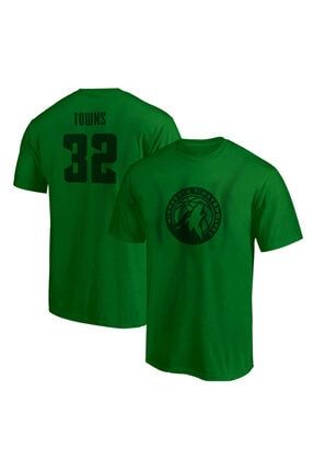 Erkek Yeşil Karl - Anthony Towns T-shirt ENT3-TSH424TIMBERTOWNS