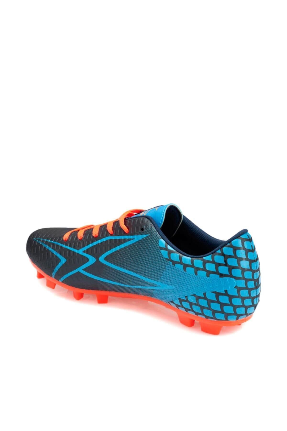 Kinetix-Sergi Ii Ag Navy Blue Neon Orange Turquoise Men's Football Boots 100337070 1