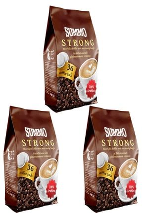 Strong 108'li Avantaj Paketi (36x3) Senseo Pads Coffee Pod Kahve Kapsülü SENSEO26
