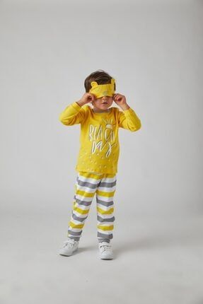 Erkek Bebek Pijama Takımı 3'lü %100 Pamuk (3-18 Ay) WG-5730AW