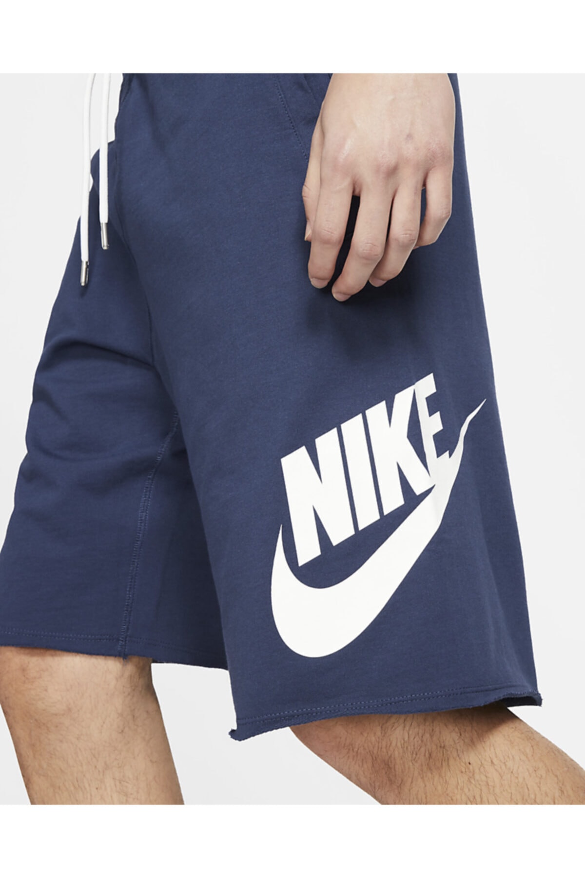 شورت و شلوارک مردانه آبی نایکی | AT5267-410 اورجینال - تصویر 3