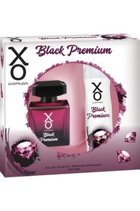 Orıjınal Black Premıum Kadın Parfüm Seti 100 ml Edt + 125 ml Deodorant Ikili Set medice435