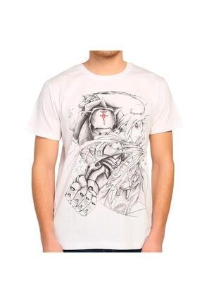 - Fullmetal Alchemist Beyaz Erkek T-shirt Tişört B111-150b