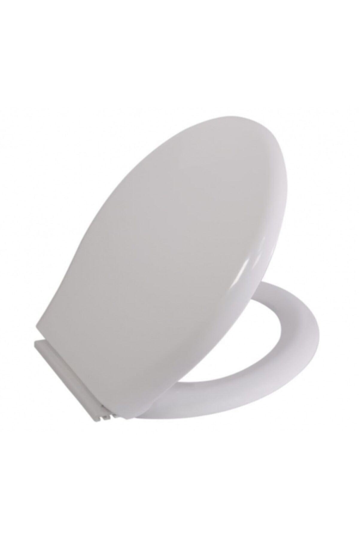 Visam Leylak Yavaş Kapanan Klozet Kapağı Plastik Menteşeli Üstten Sıkmalı