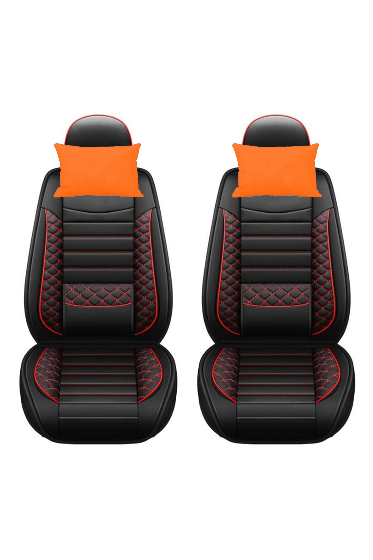 Öziron Kia Venga Compatible - 2 Orange Orthopedic Pillows Without Logo ...
