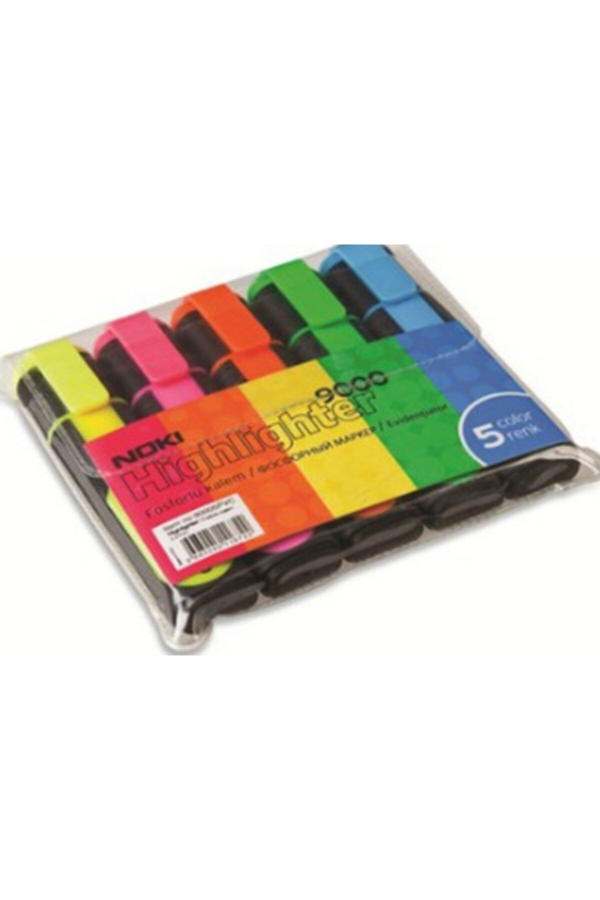 Noki-Highlighter Pen Set 5 Pieces 1