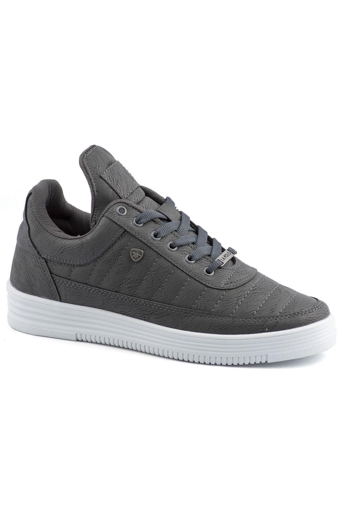 L.A Polo-07 Smoked White Stitched Unisex sportovní boty 3