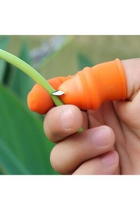 Buffer Silikon Parmak Koruyucu Meyve Toplama Aracı Bahçe Kesme Bıçak Eldiven BSE-MPN-24408
