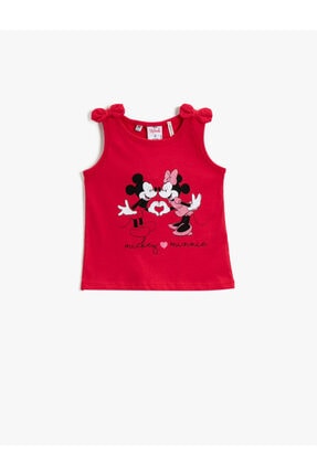 Kız Bebek Mickey Mouse Lisansli Atlet Pamuklu 1YMG39275AK