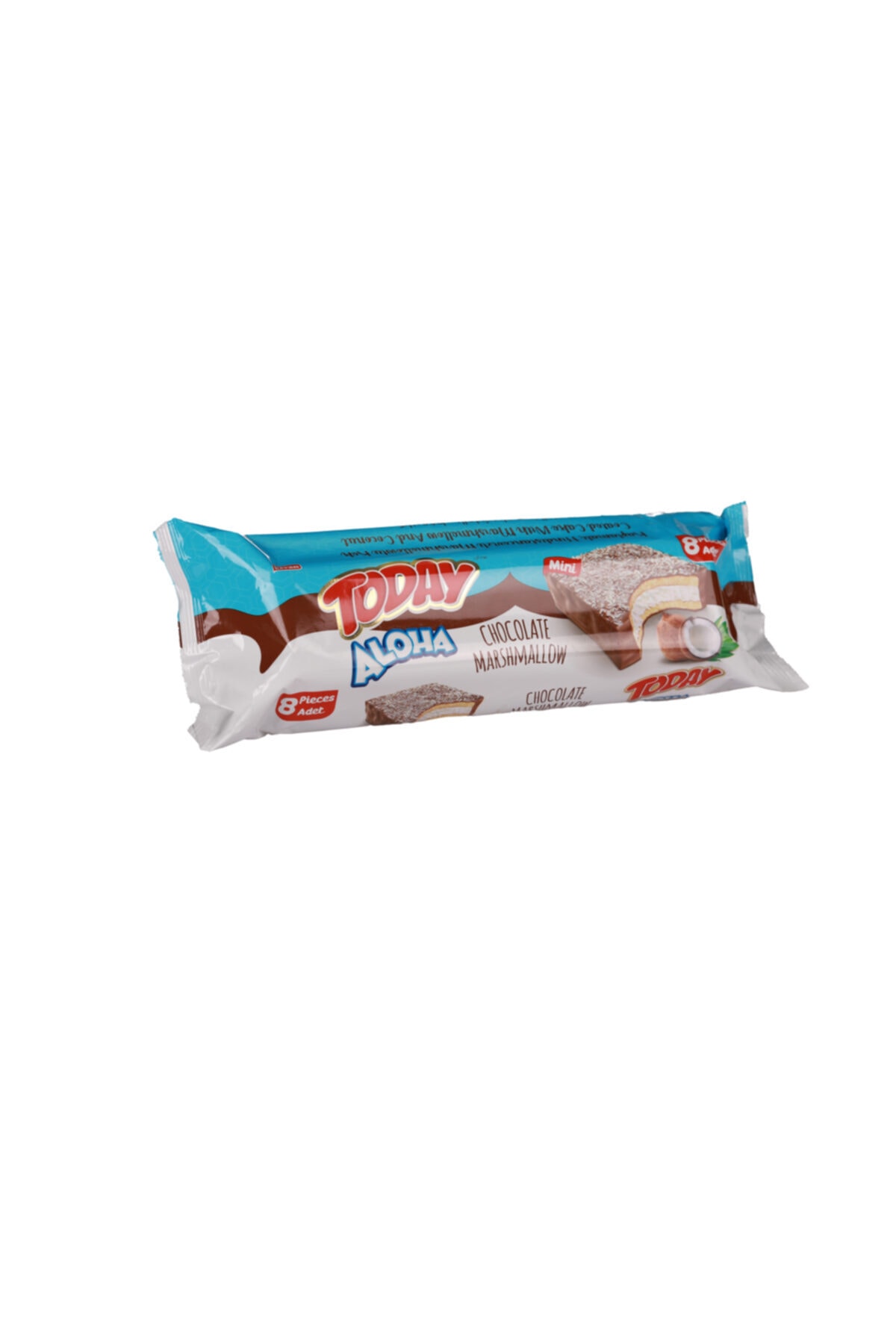 Elvan Aloha Mini Hindistan Cevizli Marshmallowlu 20 Gr. 8 Adet (1 Kutu)