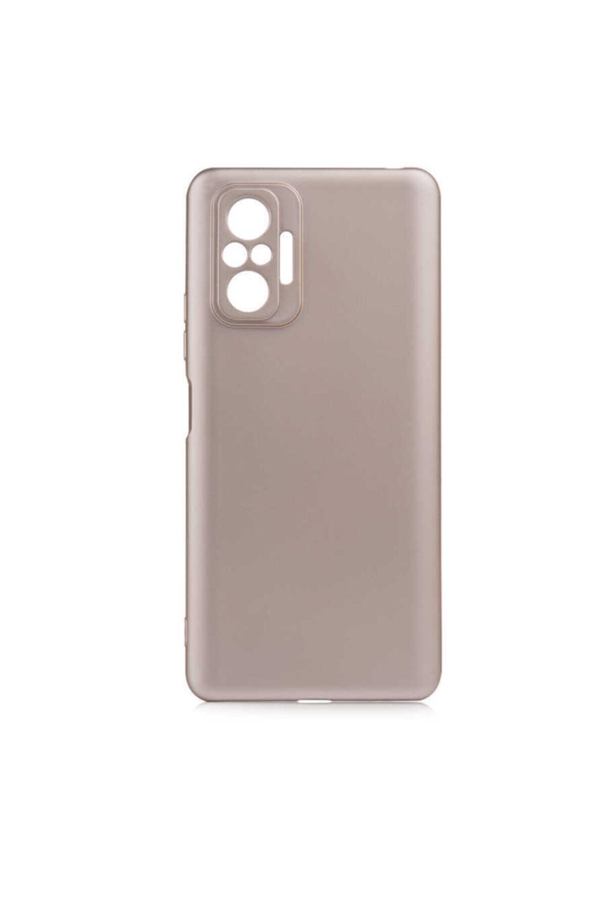 Xiaomi Redmi Note 10 Pro Compatible Premier Flexible Soft Silicone Case Gold