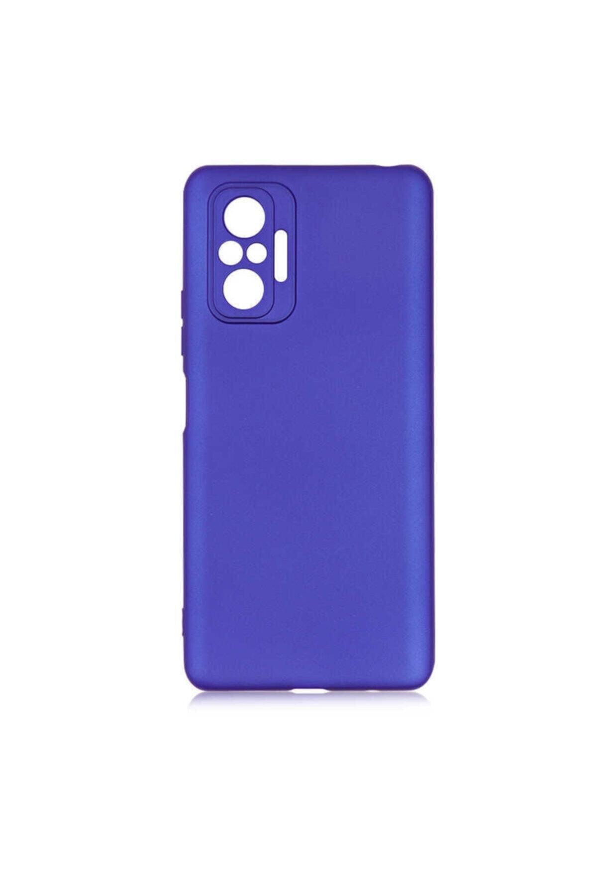 Xiaomi Redmi Note 10 Pro Compatible Premier Flexible Soft Silicone Case Saxe Blue