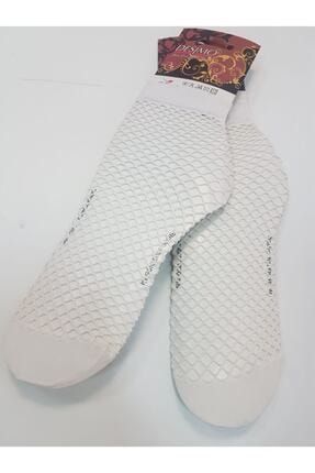 Fileli Pantolon Çorabı Beyaz 2 Çift MRV00208