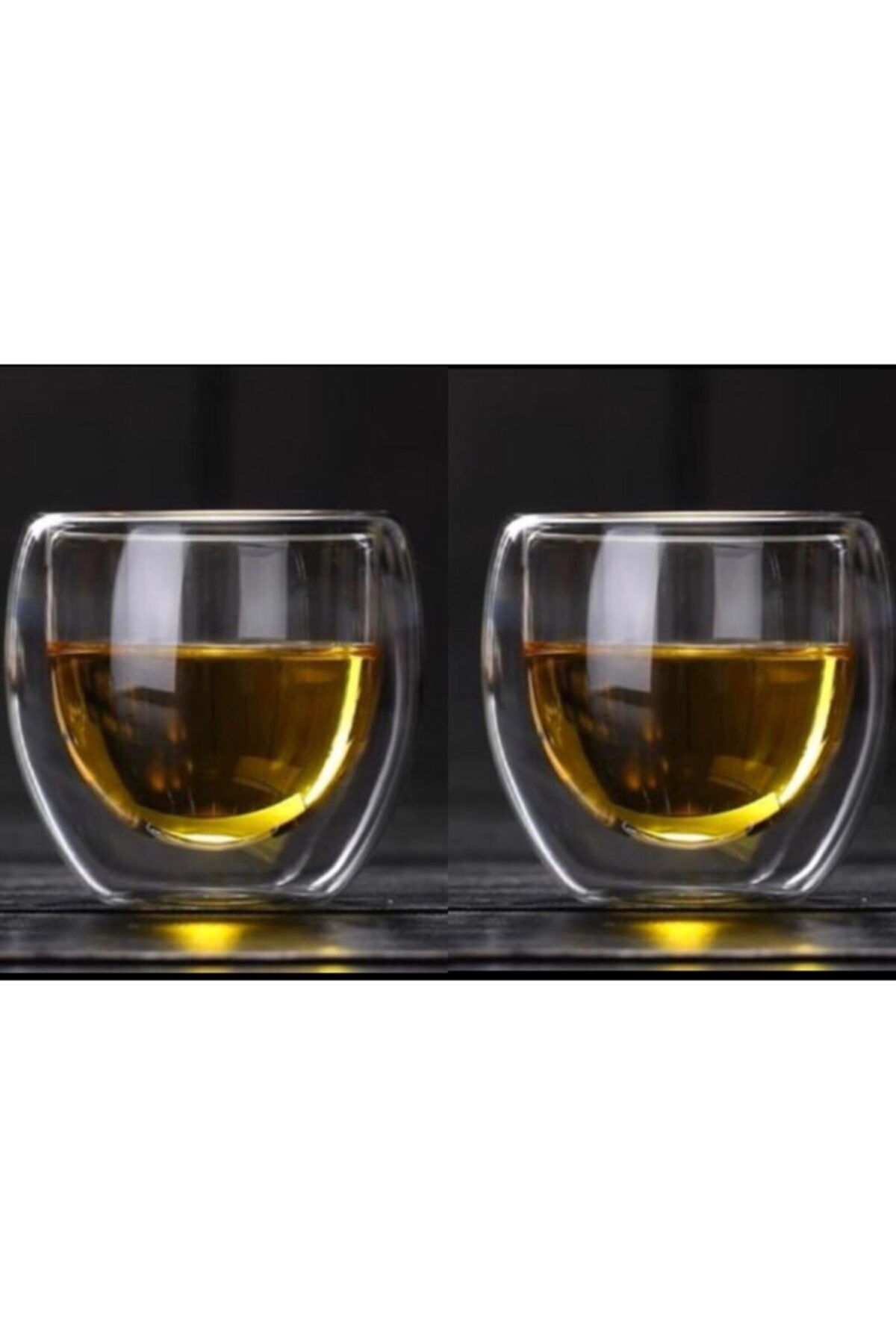 Glass shop mug set