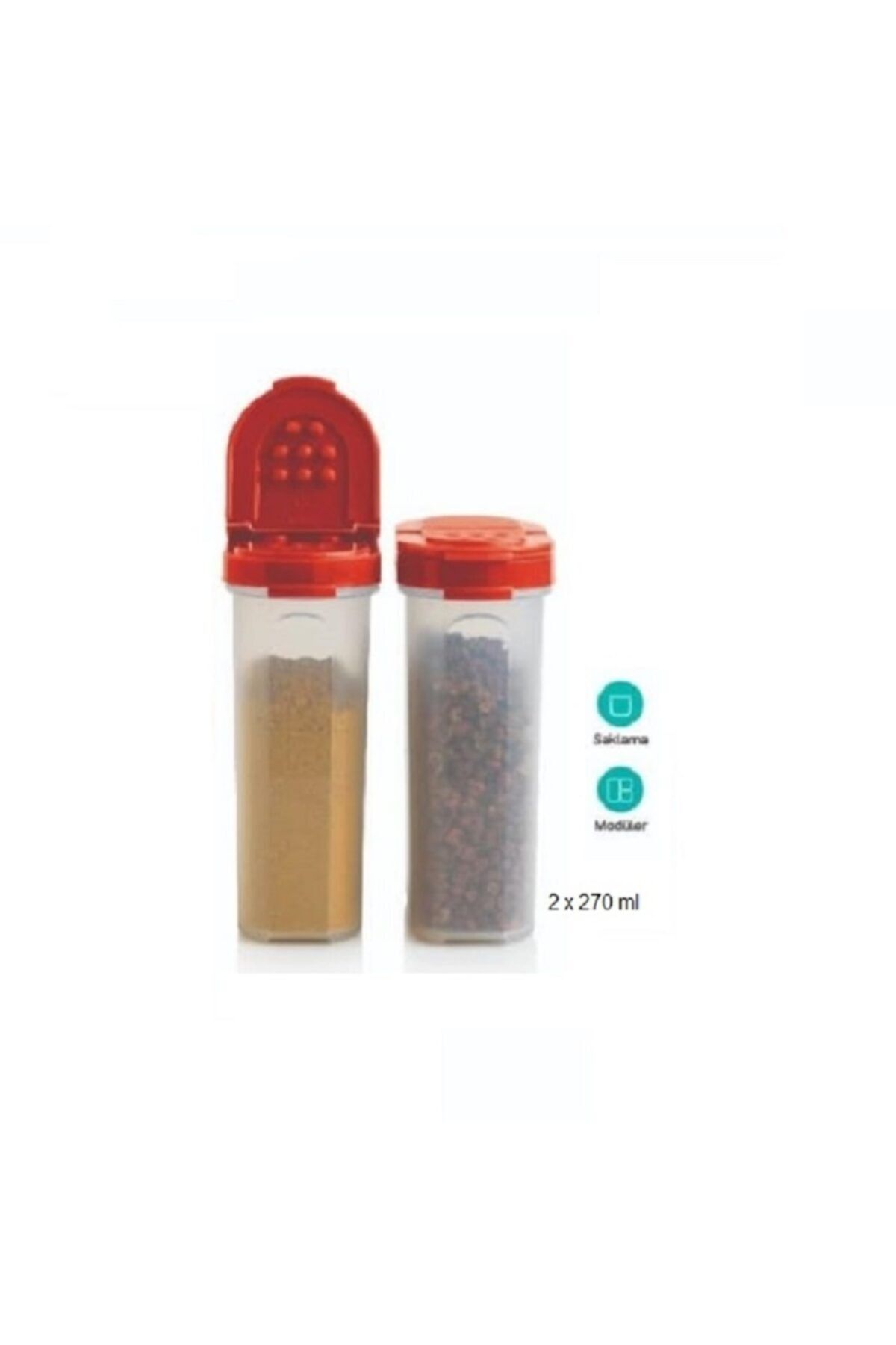 Tupperware salt clearance and pepper shaker
