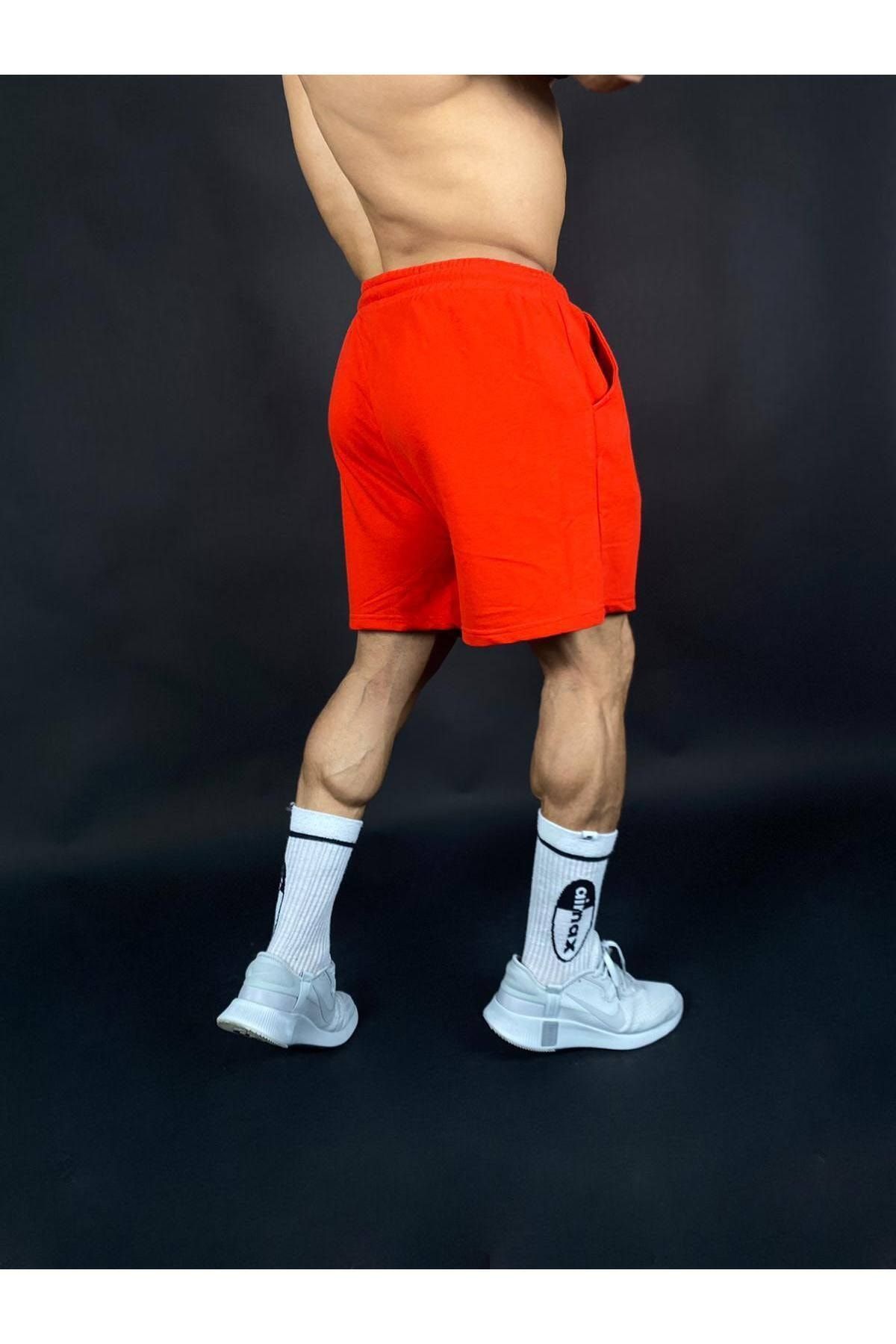 Kırmızı Erkek Regular Fit Şort