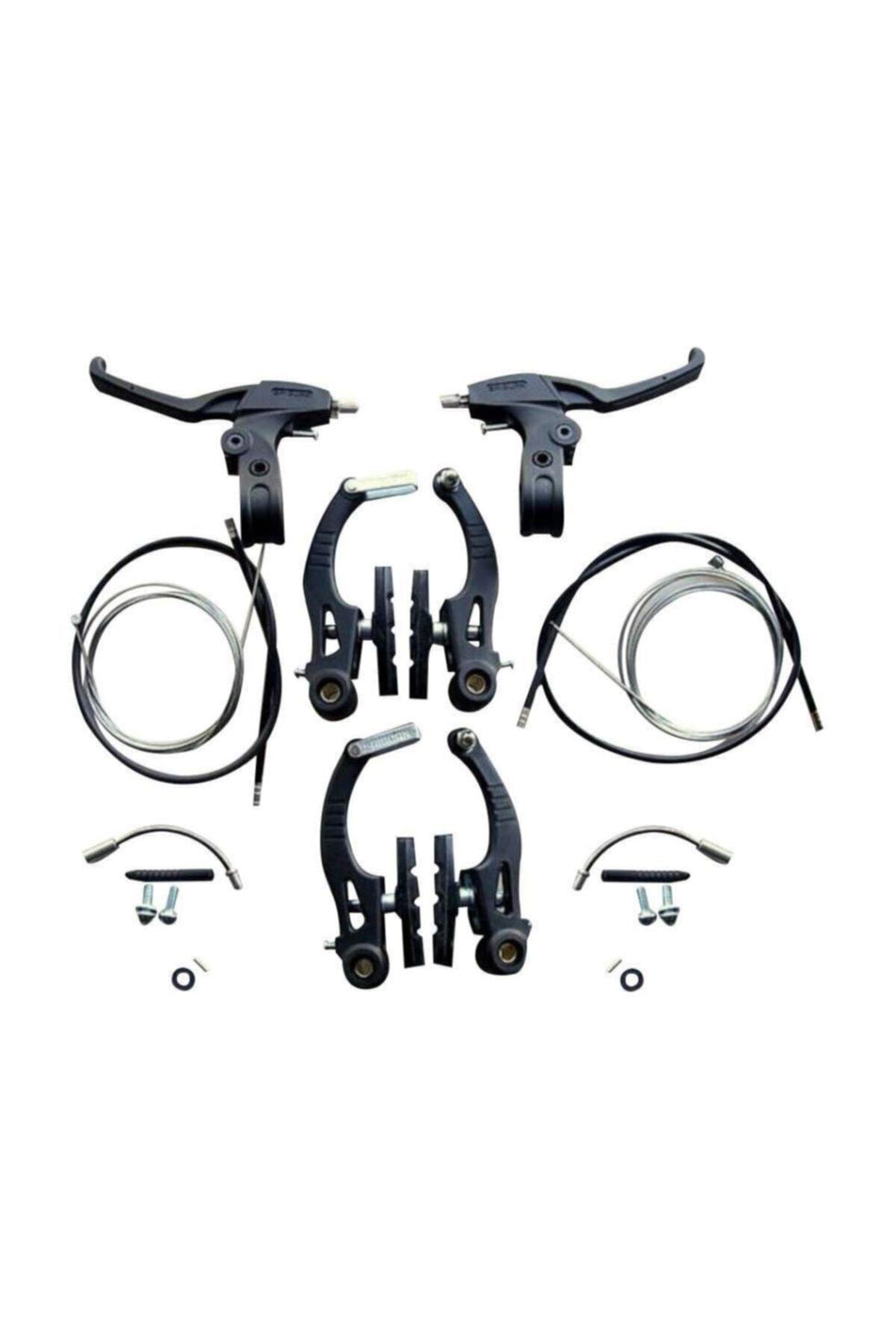 Genel Markalar Bisiklet V Brake Fren Takımı Komple Takım Kol Kablo Dahil V Fren