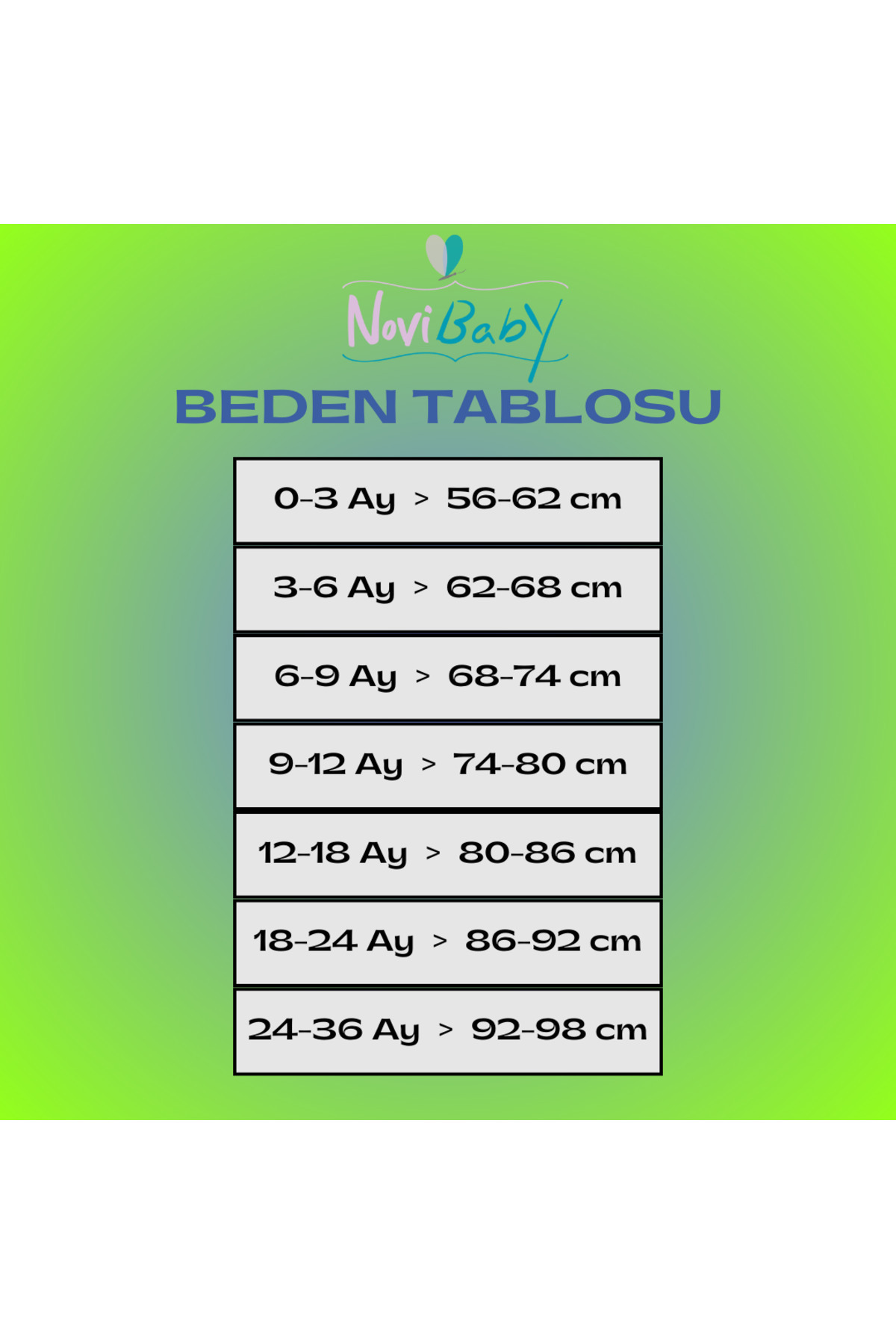 بادی نوزادی پسرانه – دخترانه اکرو Novibaby | NBBABEKR5 اورجینال - تصویر 3