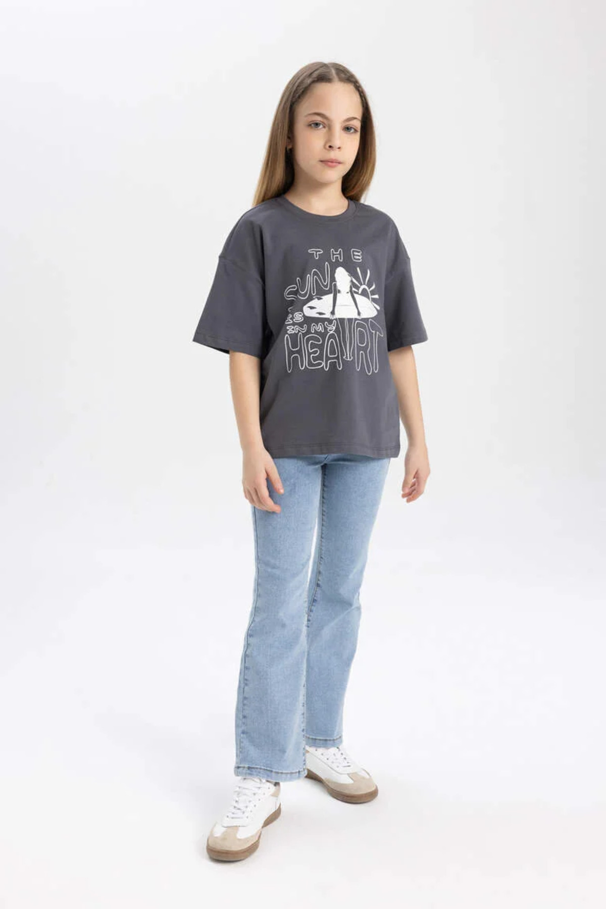 تی شرت دخترانه دفاکتو | B5167A8AR148-MM Defacto - Image 2