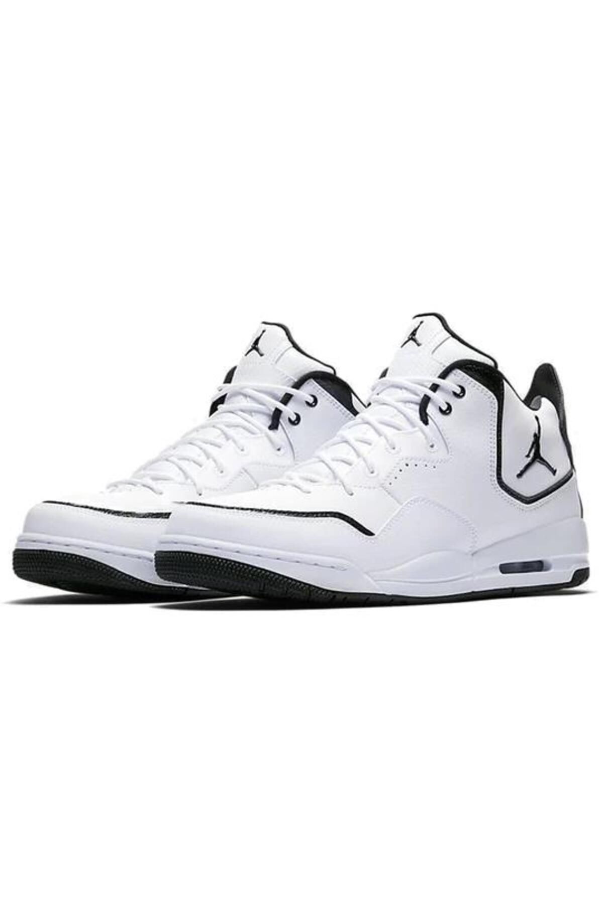 Nike-Pantofi din piele Air Jordan Courtside 23 „Alb Negru” Pantofi de baschet din piele pentru bărbați Limited E 2