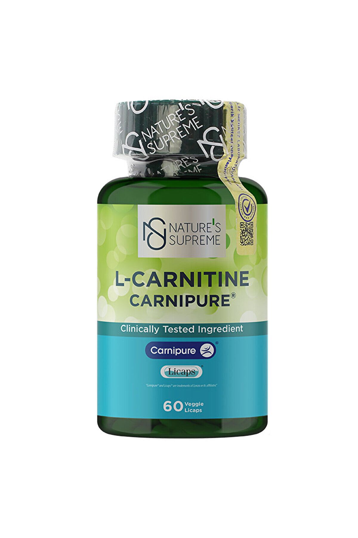 Natures Supreme L-карнитин Carnipure 60 капсул 17106