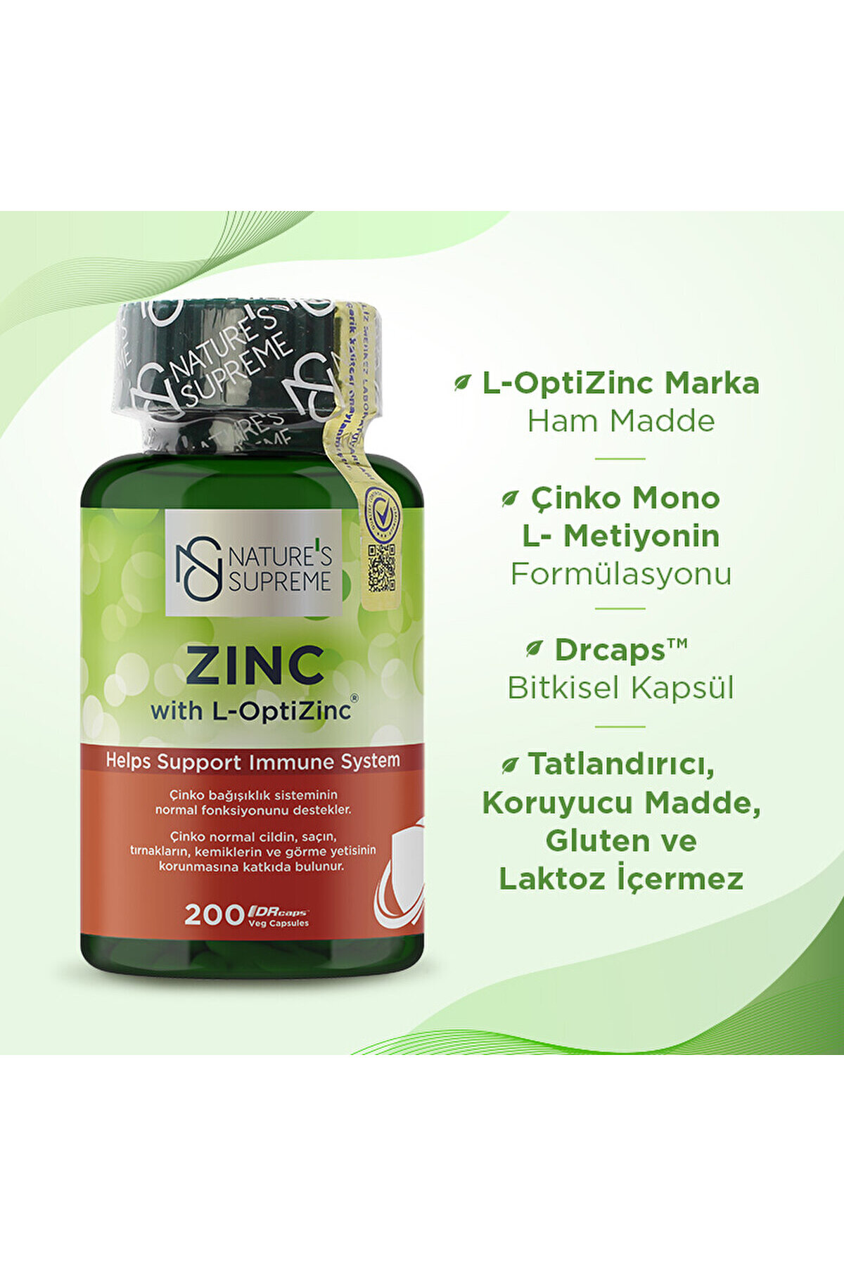 Zinc 15 Mg 200 Capsules Zinc 15 Mg 200 Capsules