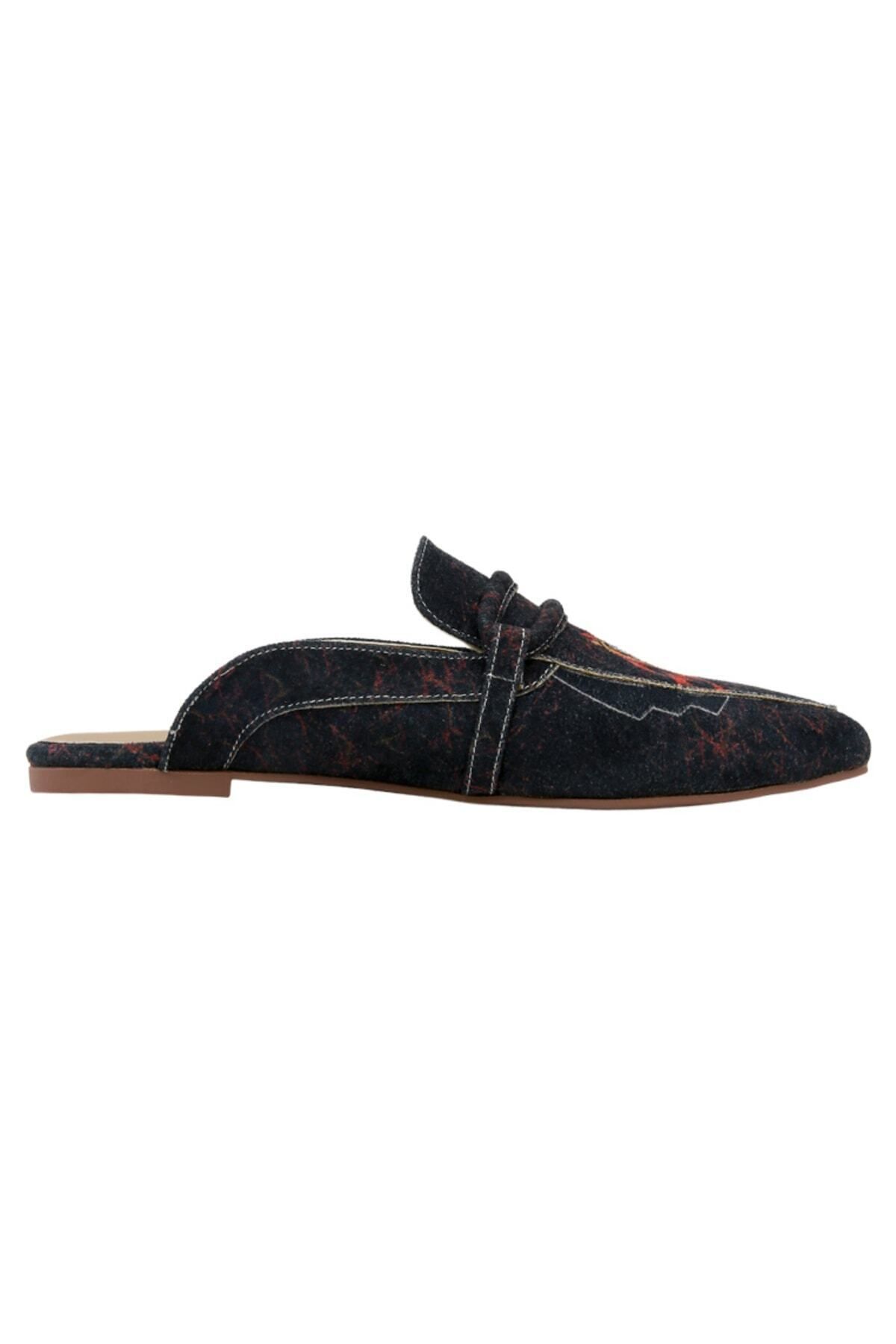 Dogo-Women's Vegan Leather Black Slippers - Warner Bros Tasmanian Devil Design 4