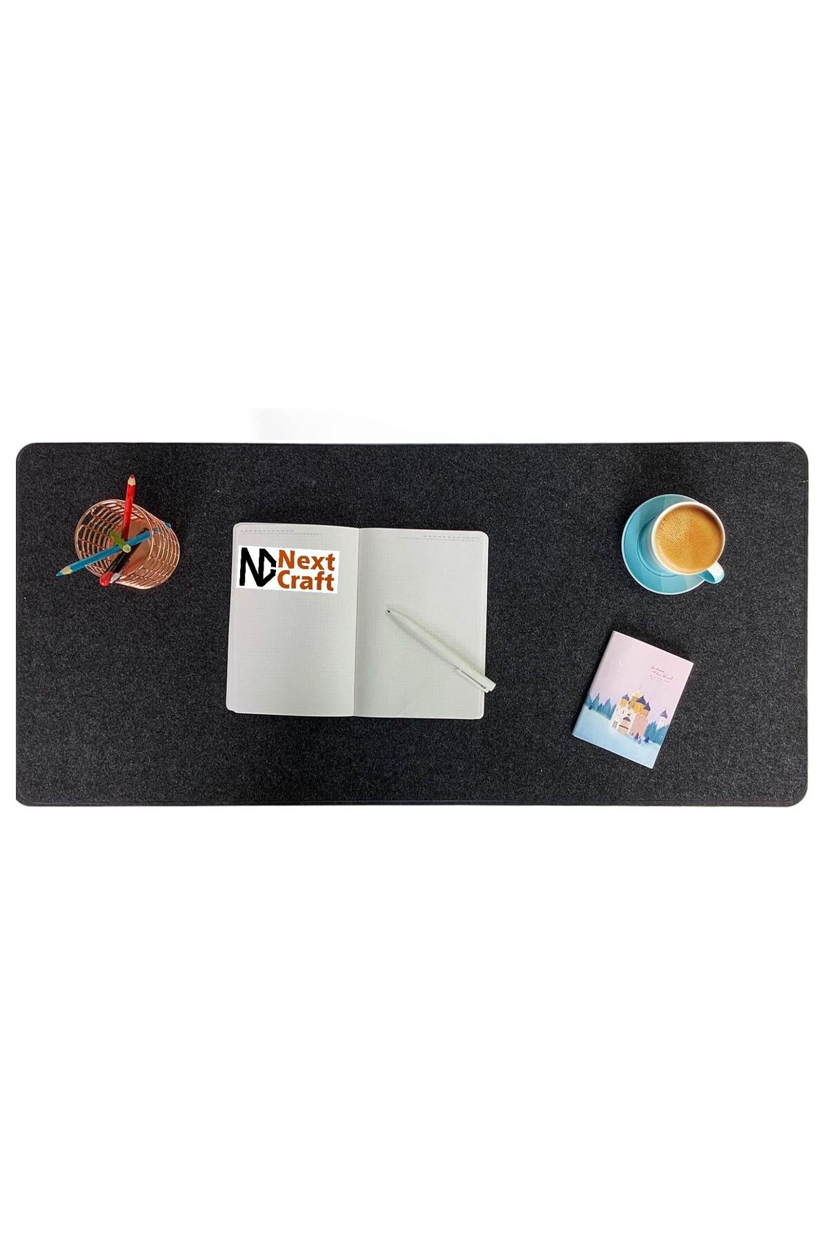 Next Craft-Study Desk Organizer Felt Computer Mouse Pad Table Top Organizer Mat 90x44 cm 4