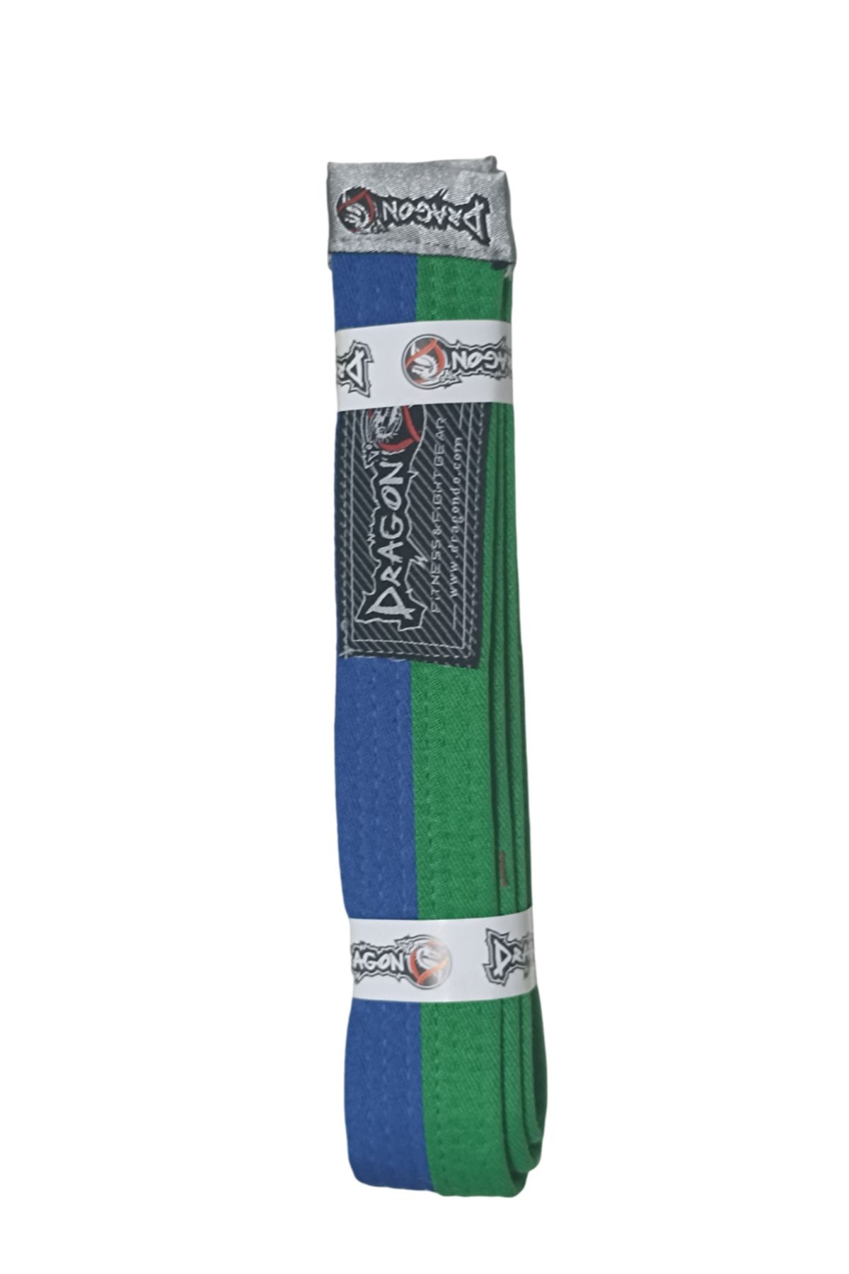 تجهیزات بوکس سبز کمربند Taekwondo Two Color 11012 Dragondo