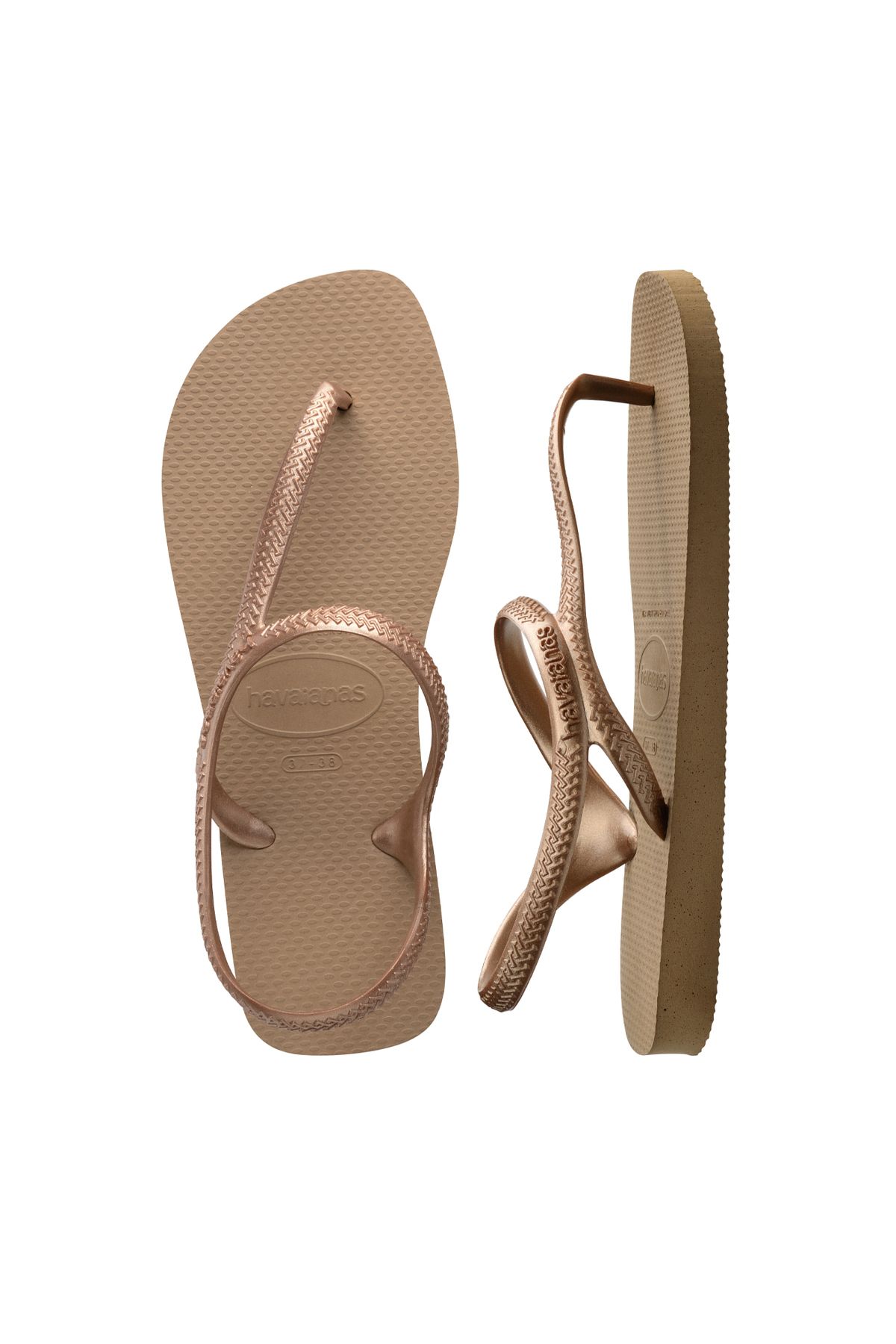 دمپایی صورتی زنانه GOLD اورجینال Havaianas