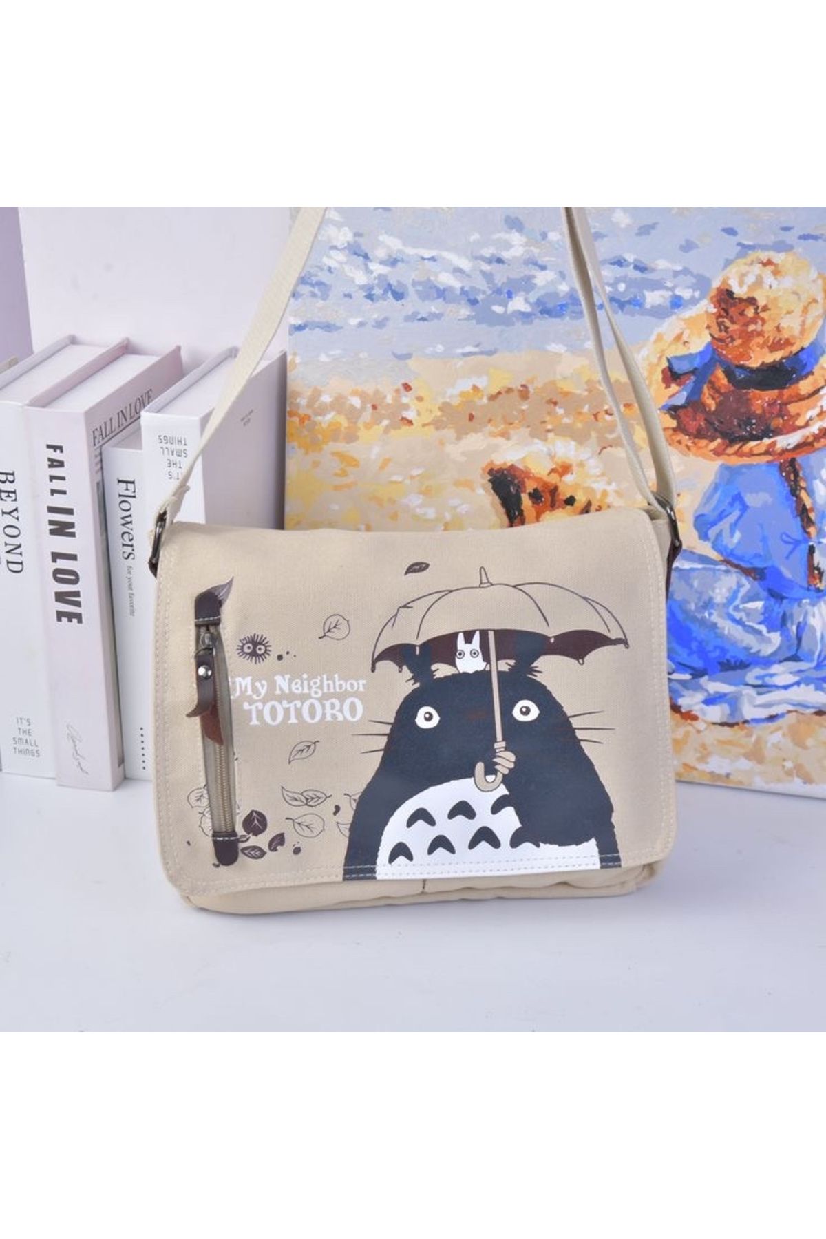 DENİKK Geanta/geanta Totoro Messenger Crema Unisex - One Size