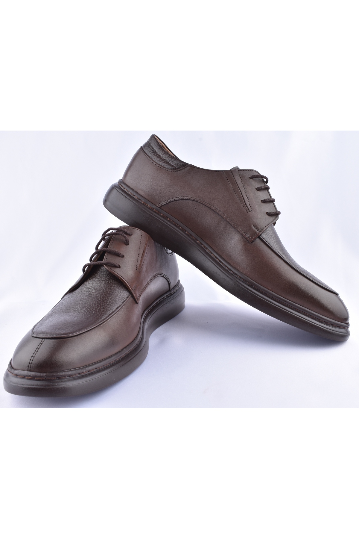 کفش کژوال پیر کاردین مردانه چرم اصل قهوه ای  راسته      Daily/روزانه | Pierre Cardin KML31452 - تصویر 5
