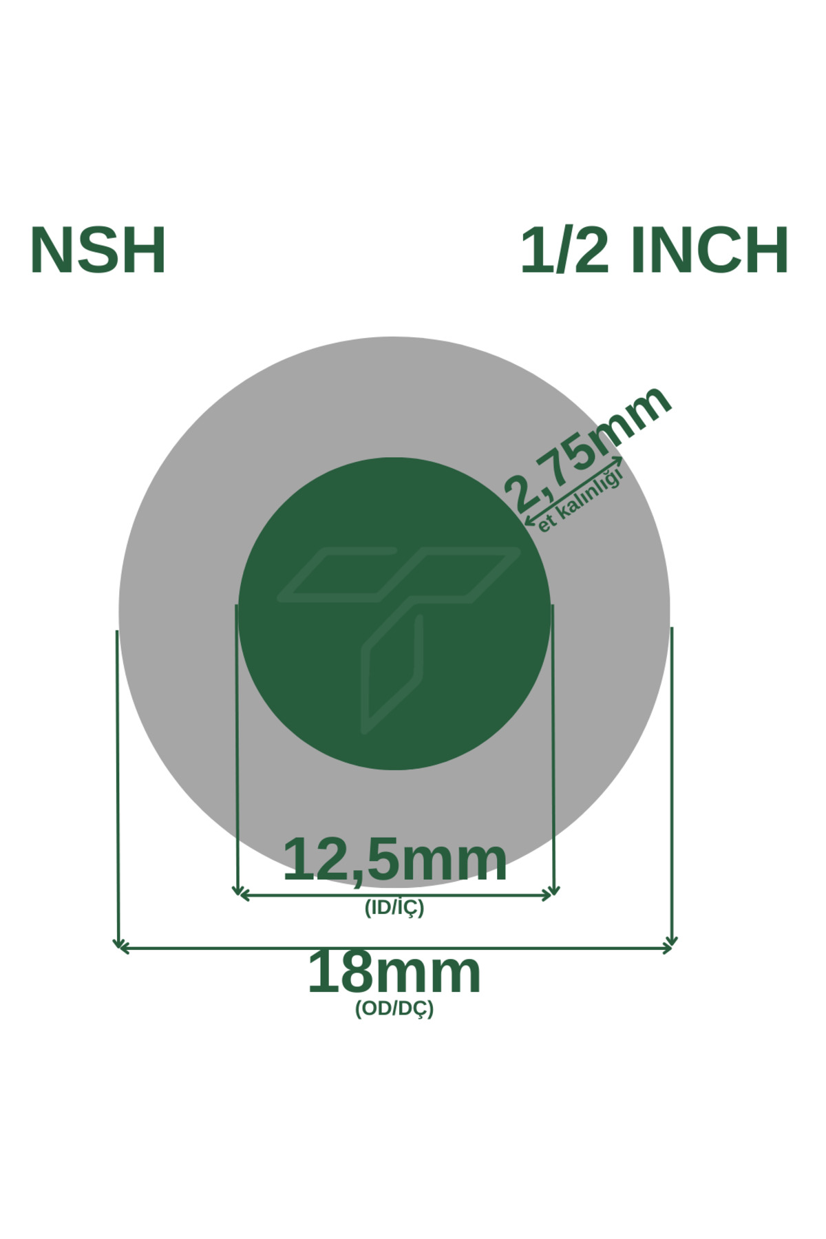 Pvc Silikonlu Naturel Su Hortumu Kırmızı renk  1/2 (12.5 mm) 25 metre 3 kg 5