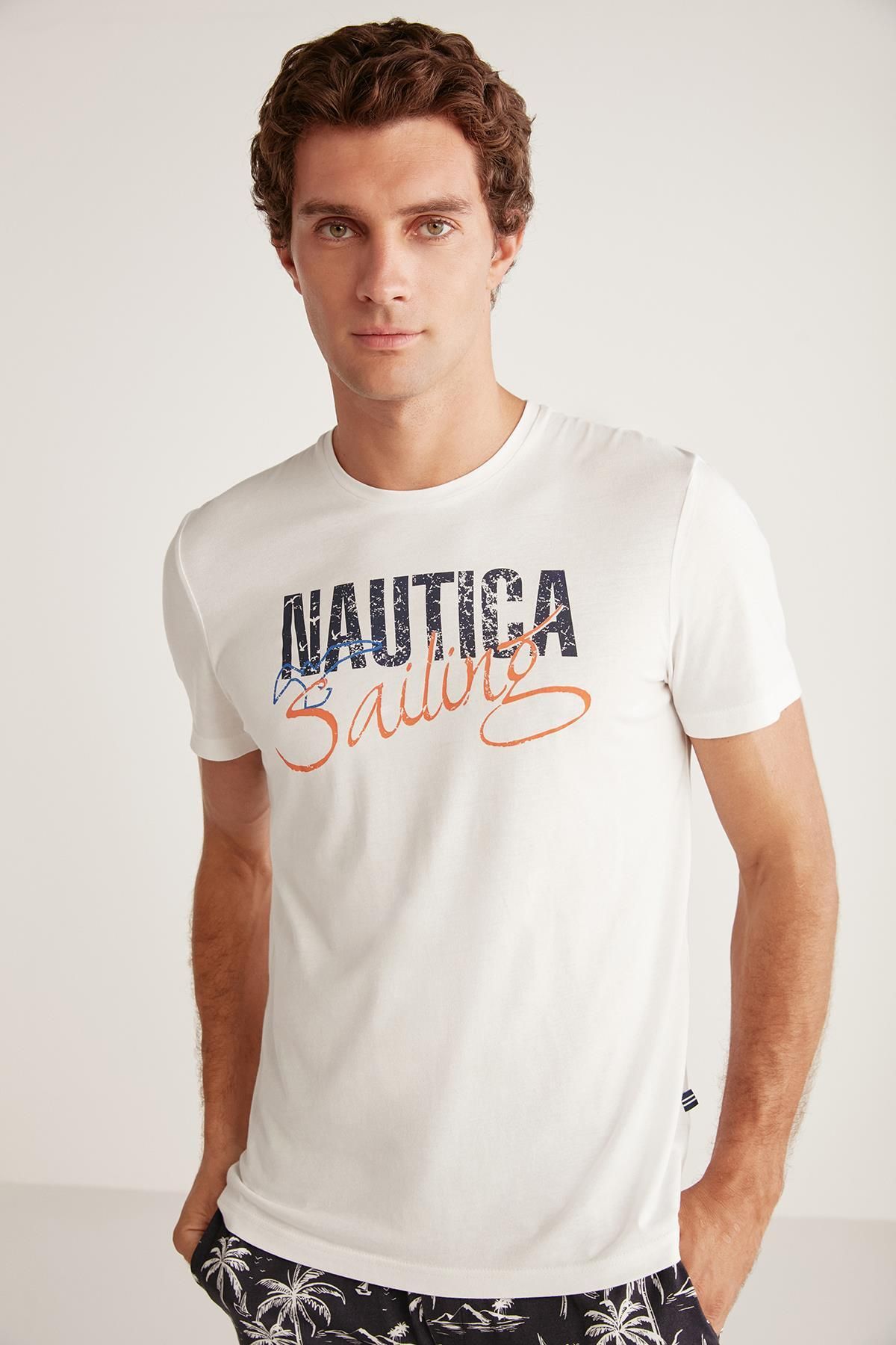 Nautica-T-Shirt- und Shorts-Pyjama-Set 3