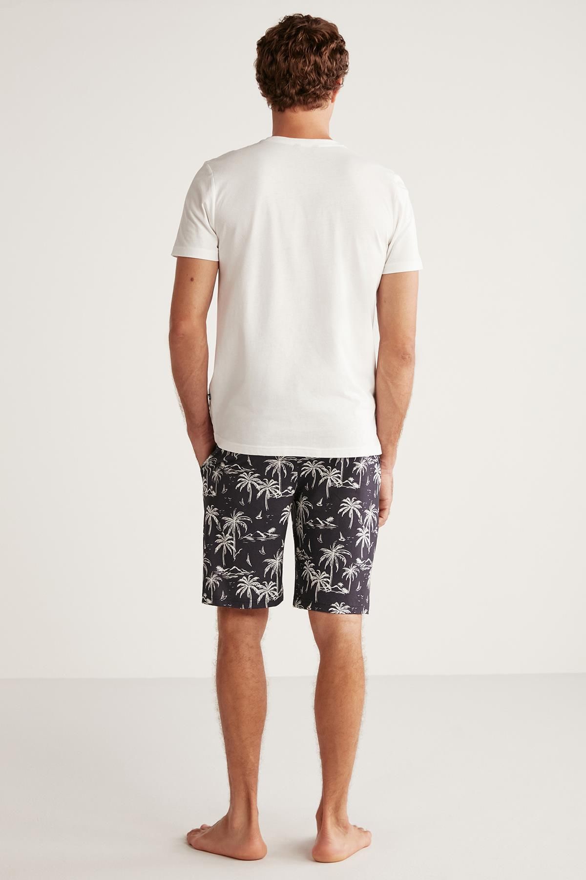 Nautica-T-Shirt- und Shorts-Pyjama-Set 4