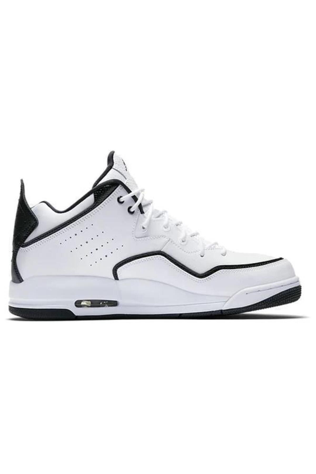 Nike-Pantofi din piele Air Jordan Courtside 23 „Alb Negru” Pantofi de baschet din piele pentru bărbați Limited E 3